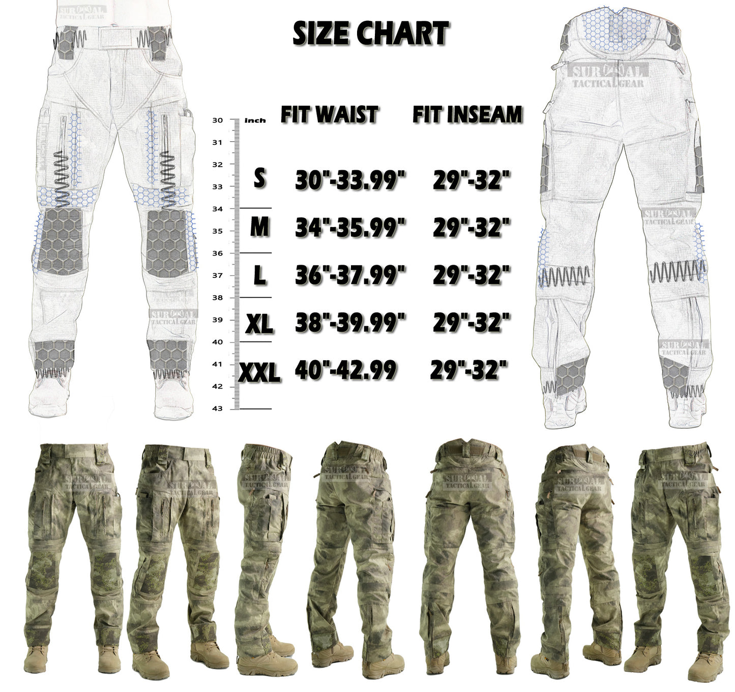 Gen3 Combat Pants With Knee Protection System