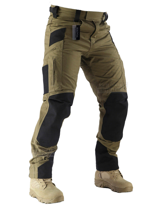 Men’s Ripstop Pants Outdoor Military Camo Cargo Trousers