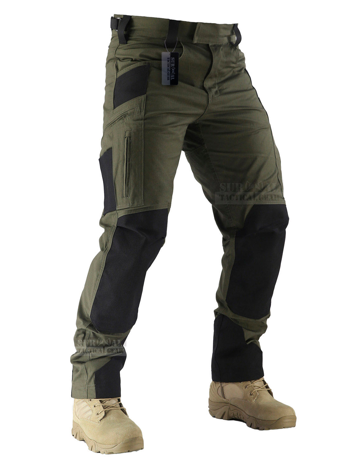 Men’s Ripstop Pants Outdoor Military Camo Cargo Trousers
