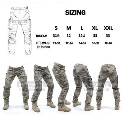 Tactical Pants with Knee Protection System & Air Circulation System