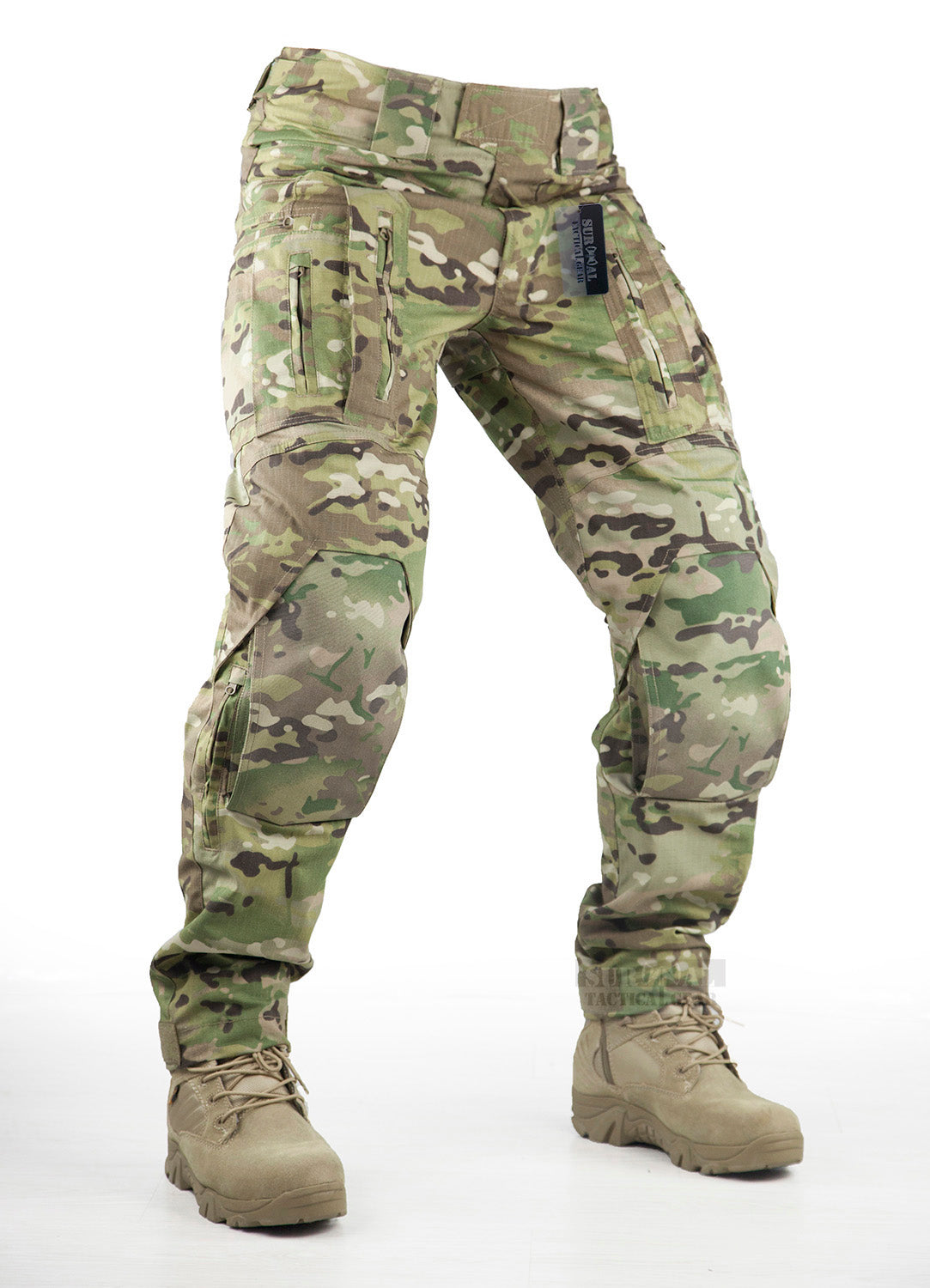 Survival Tactical Pants with Knee Pads